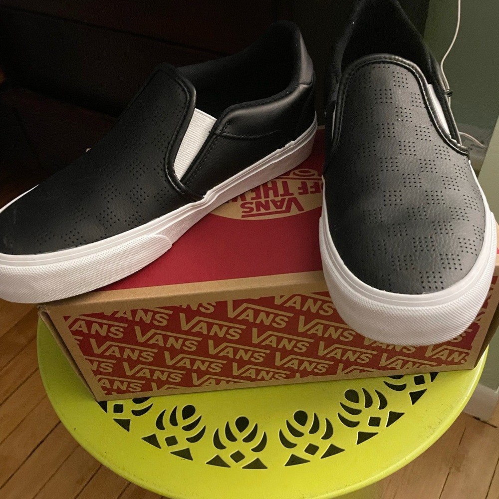 Vans Women's Black Slip-On Shoes